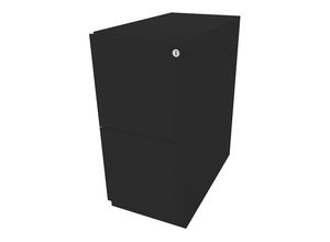 5020073835397 - BISLEY Rollcontainer Note™ mit 2 Hängeregistraturen HxB 645 x 300 mm schwarz