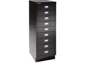 5020073061406 - BISLEY MultiDrawer™ 39er Serie mit Sockel DIN A3 9 Schubladen schwarz