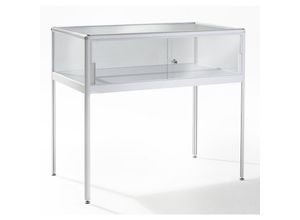 4061753002556 - eurokraft pro Vitrine Ausführung Tischvitrine Breite 1000 mm 2 Schiebetüren