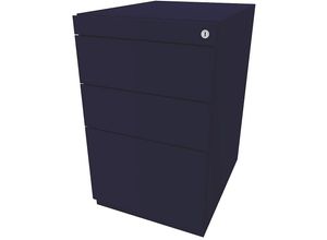 5020073815504 - BISLEY Standcontainer Note™ mit 2 Universalschubladen 1 Hängeregistratur ohne Top Tiefe 565 mm oxfordblau