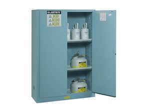 0697841113732 - FM-Chemikalienschrank Classic Sure-Grip® EX für Ätzmittel bis 170 Liter manuell schließende Türen blau