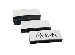 4013695049069 - Magnetetiketten weiß VE 200 Stk Breite 20 mm