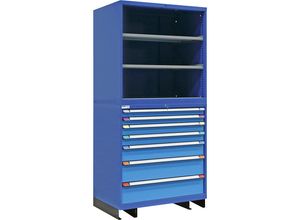 7630022345174 - Modulares Schranksystem 7 Schubladen 2 Fachböden HxBxT 2100 x 1005 x 695 mm 7630022345174 - Modulares Schranksystem 7 Schubladen 2 Fachböden HxBxT 2100 x 1005 x 695 mm