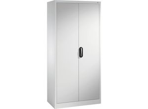 4025314091953 - CP Stahlschrank C 2000 Acurado 9260-000 lichtgrau weißaluminium 930 x 400 x 1950 cm aufgebaut