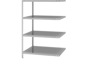 4061753030337 - eurokraft pro Schraubregal Bauart leicht kunststoffbeschichtet Regalhöhe 1500 mm Bodenbreite 1000 mm Tiefe 800 mm Anbauregal 4061753030337 - eurokraft pro Schraubregal Bauart leicht kunststoffbeschichtet Regalhöhe 1500 mm Bodenbreite 1000 mm Tiefe 800 mm Anbauregal