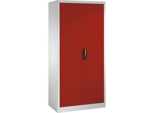 4025314096576 - ACURADO Universalschrank BxT 930 x 500 mm lichtgrau   feuerrot