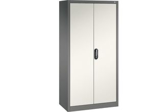 4059096052482 - ACURADO Universalschrank BxT 930 x 500 mm vulkangrau perlweiß 4059096052482 - ACURADO Universalschrank BxT 930 x 500 mm vulkangrau perlweiß