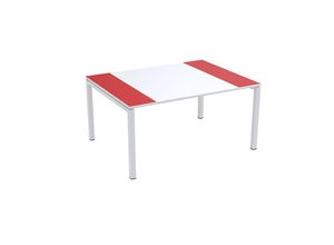 3660141220285 - Paperflow Konferenztisch easyDesk® HxBxT 750 x 1500 x 1160 mm weiß rot