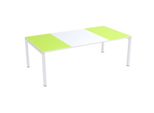 3660141220193 - Paperflow Konferenztisch easyDesk® HxBxT 750 x 2200 x 1140 mm weiß grün