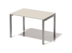 5020073993134 - BISLEY Schreibtisch CITO U-Gestell HxBxT 740 x 1200 x 800 mm Gestell silber Platte grauweiß