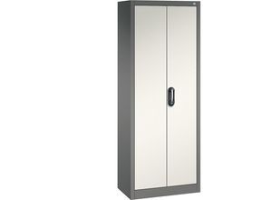 4055404464510 - ACURADO Universalschrank BxT 700 x 400 mm vulkangrau   perlweiß