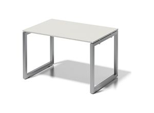 5020073993295 - Cito Schreibtisch 740 mm höhenfixes O-Gestell H 19 x B 1200 x T 800 mm Dekor grauweiß Gestell silber