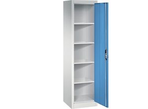4025314185270 - ACURADO Universalschrank BxT 500 x 500 mm lichtgrau   lichtblau