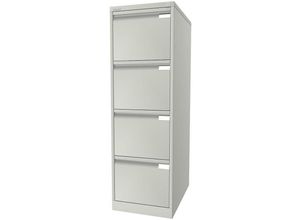 5020073712872 - BISLEY Hängeregistraturschrank 1-bahnig 4 Schübe DIN A4 reinweiß