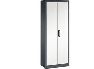 4060061354685 - ACURADO Universalschrank BxT 700 x 400 mm schwarzgrau   reinweiß