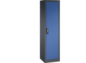 4060061354579 - ACURADO Universalschrank BxT 500 x 500 mm schwarzgrau   enzianblau