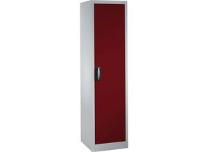 4052574767700 - ACURADO Universalschrank BxT 500 x 500 mm lichtgrau rubinrot 4052574767700 - ACURADO Universalschrank BxT 500 x 500 mm lichtgrau rubinrot