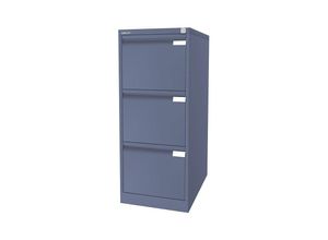 5020073814460 - BISLEY Hängeregistraturschrank 1-bahnig 3 Schübe DIN A4 blau