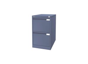 5020073810967 - BISLEY Hängeregistraturschrank 1-bahnig 2 Schübe DIN A4 blau