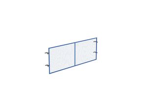 4061753118127 - eurokraft pro Gitterrückwand blau Höhe 1000 mm für Trägerlänge 2700 mm