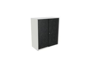 0089336799819 - Schiebetürenschrank NEOTEX mit Akustik-Front HxBxT 1150 x 1000 x 440 mm Front anthrazit