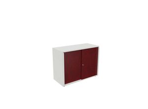 0089336799796 - Schiebetürenschrank NEOTEX mit Akustik-Front HxBxT 775 x 1000 x 440 mm Front purpurrot