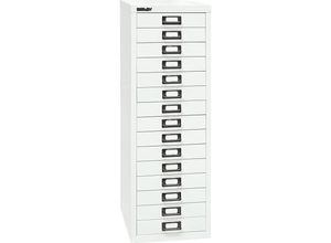 5020073804683 - BISLEY MultiDrawer™ 39er Serie DIN A4 15 Schubladen verkehrsweiß