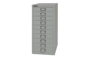 5020073765670 - Schubladenschrank MultiDrawer? 29er Serie L2910645 Stahl 10 Schubladen (Vollauszug) A4 279 x 59 x 38 cm lichtgrau