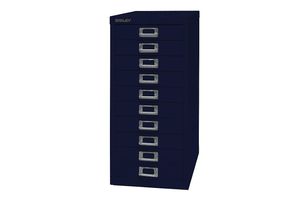 5020073705898 - Schubladenschrank MultiDrawer? 29er Serie L2910839 Stahl 10 Schubladen (Vollauszug) A4 279 x 59 x 38 cm blau 5020073705898