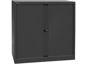 5020073759501 - Aktenschrank EuroTambours? PLUS ET410102S5433 Kunststoff Stahl abschließbar 25 OH 100 x 103 x 43 cm schwarz