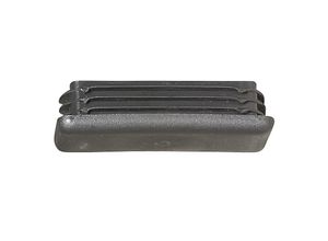 4055381350653 - Rammschutz Planke Kappe LxBxH 30 x 40 x 100 mm schwarz für Seitenabschluss