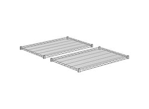 4260285071102 - Fachboden für Stahldraht-Gitterregal verchromt Fachlast 150 kg Breite 910 mm Tiefe 610 mm VE 2 Stk