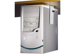 5708950120292 - CPU-Halter zur Untermontage an Tischplatte Belastung max 40 kg lichtgrau RAL 7035 5708950120292 - CPU-Halter zur Untermontage an Tischplatte Belastung max 40 kg lichtgrau RAL 7035