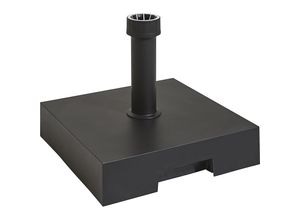 4021224420760 - Schirmständer mit Rolle HxBxT 100 x 400 x 400 mm für Stock-Ø 21 - 54 mm schwarz