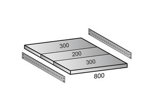 4260035211963 - Fachboden für Industriesteckregal Bodenbreite 1000 mm Tiefe 800 mm