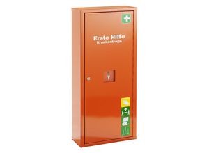 4250108801627 - SÖHNGEN Verbandschrank nach DIN 13157 mit Inhalt signalorange Tiefe 200 mm HxB 1120 x 490 mm