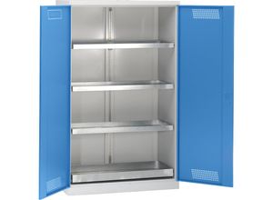 4061753036124 - eurokraft pro Umweltschrank 3 ausziehbare Wannenböden Breite 1200 mm