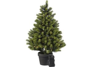 4003529027929 - Tannenbaum im Topf mit LEDs mit 100 Lichtern Batterien Höhe 90 cm