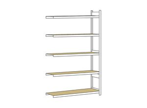 4004514215628 - SCHULTE Weitspannregal mit Spanplatte Höhe 3000 mm Spannweite 1500 mm Anbauregal Tiefe 600 mm