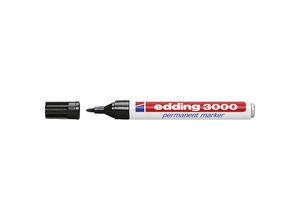 4251924705670 - Permanentmarker edding® 3000 Strichstärke 15 - 3 mm VE 10 Stk schwarz ab 10 VE