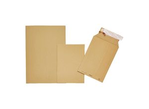 4260069662427 - eurokraft basic Versandtaschen ECONOMY aus Wellpappe VE 25 Stk LxB 273 x 200 mm ab 30 VE