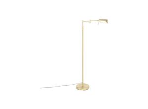 8718881110023 - Qazqa - Stehleuchte Messing inkl led mit Touchdimmer - Notia - Gold Messing