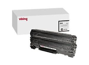 8717868133581 - Viking 36A Kompatibel HP Tonerkartusche CB436A Schwarz Duopack 2 Stück