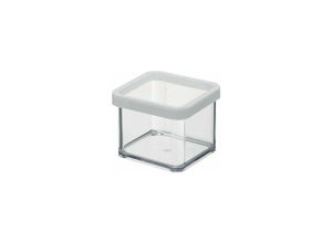 7610859153906 - Rotho LOFT Premium Vorratsdose quadratisch 05 Liter Vorratsbehälter ideal um Lebensmittel zu lagern Farbe transparent   weiße Dichtung