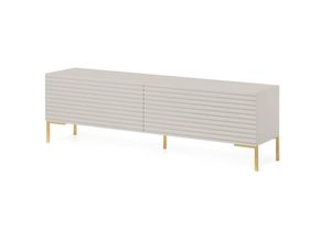 5905386056243 - Selsey - lammelo - TV-Möbel - 140 cm - graubeige