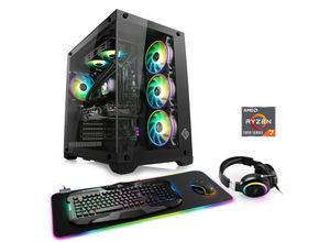 4061474198040 - CSL Gaming-PC Aqueon A56115 Advanced Edition Computer Gr Microsoft Windows 11 Home (64 Bit) 16 GB RAM 1000 GB SSD schwarz Gaming PCs