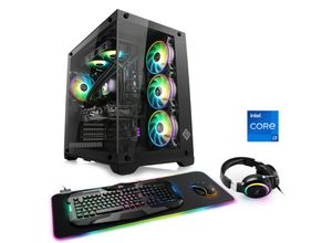 4061474195353 - CSL Gaming-PC Aqueon C77311 Advanced Edition Computer Gr Microsoft Windows 11 Home (64 Bit) 32 GB RAM 1000 GB SSD schwarz Gaming PCs