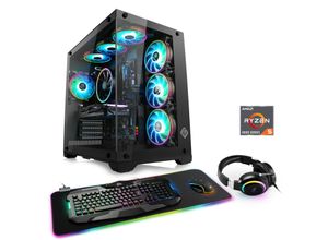 4061474197180 - CSL Gaming-PC Aerion A56312 Advanced Edition Computer Gr Microsoft Windows 11 Home (64 Bit) 32 GB RAM 1000 GB SSD schwarz Gaming PCs