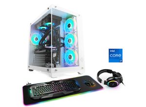 4061474196053 - CSL Gaming-PC Aqueon C77240 Advanced Edition Computer Gr Microsoft Windows 11 Home (64 Bit) 64 GB RAM 2000 GB SSD weiß Gaming PCs