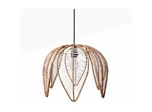 8435427142712 - Barcelona Led - Rattan-Pendelleuchte in Form einer Blume intan Farbe Schwarz - Schwarz